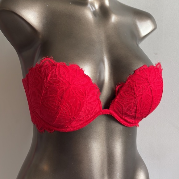 Strapless Eed Lace Bra 36C Pink Victoria’s Secret - Picture 3 of 7